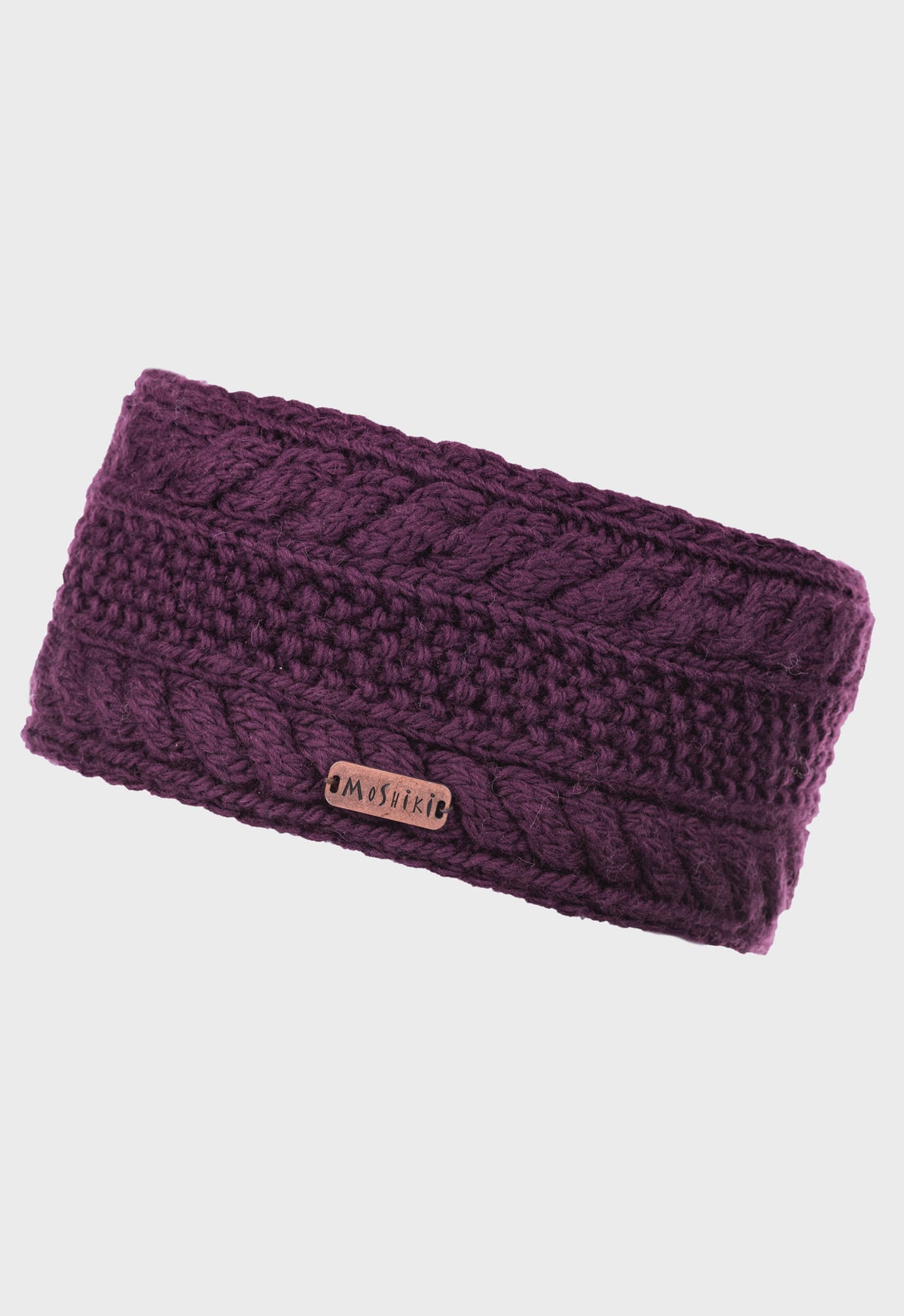 Anup Headband – handgestricktes Woll-Stirnband aus neuseeländischer Schafswolle