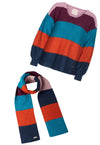 Ketak Pullover #1 Navy und Ketak Schal #1 Navy