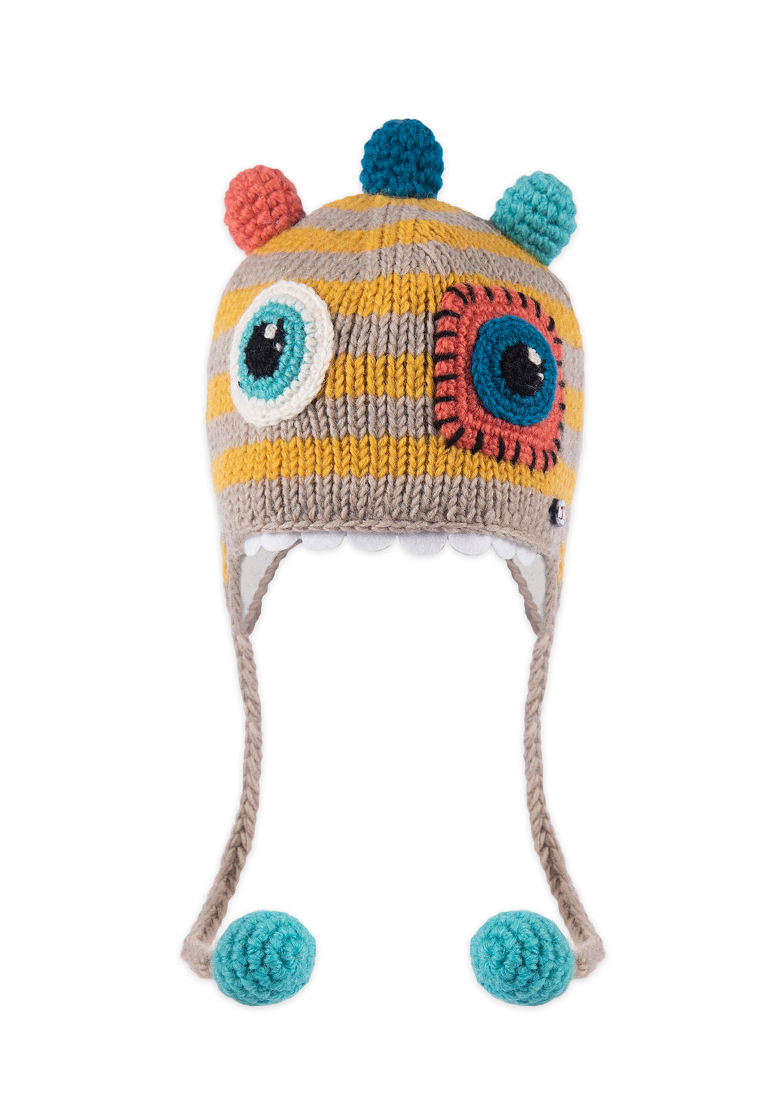 Guddu Kids Earflap-Strickmütze