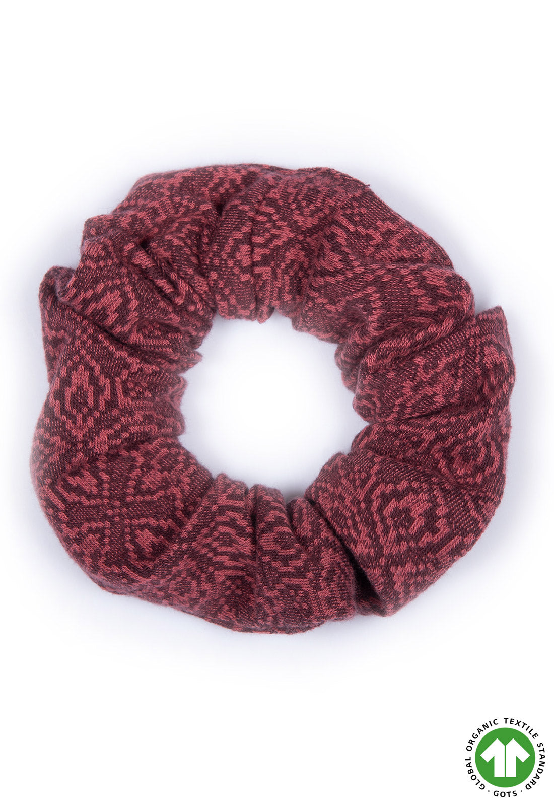 Hair tie scrunchie jacquard - GOTS certified - W24Scrunchie-G1