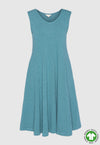 Schwingendes Kleid mit V-Ausschnitt - S24Dress-G11