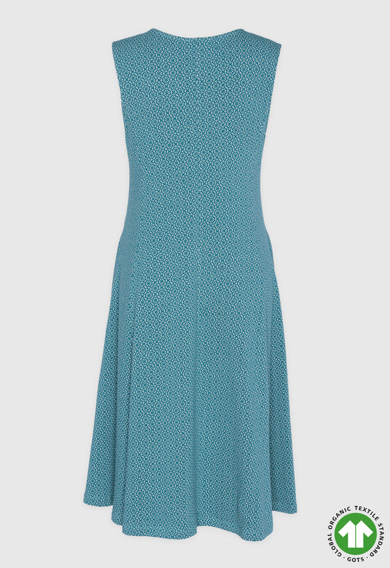 Schwingendes Kleid mit V-Ausschnitt - S24Dress-G11