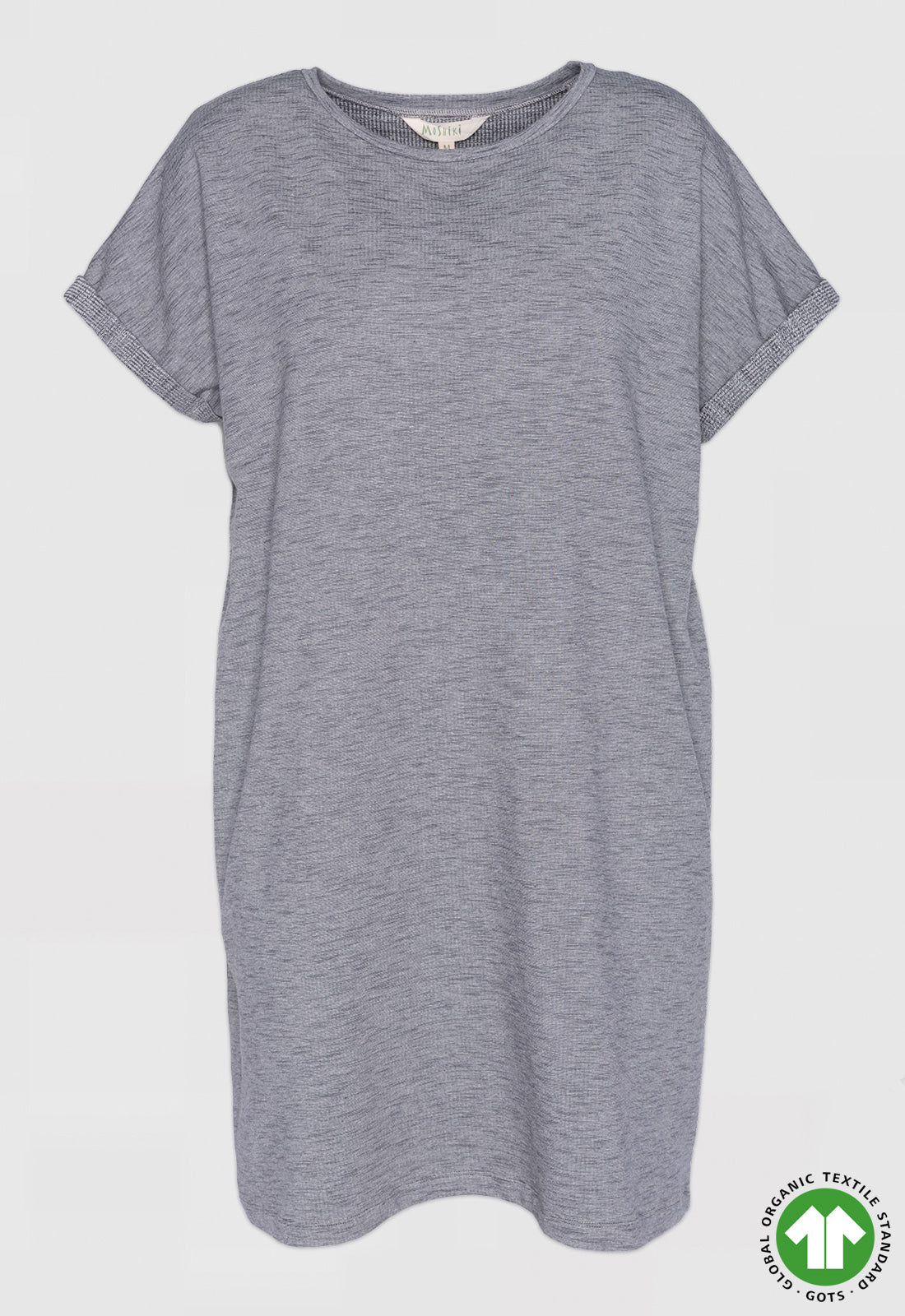 Lockeres Kleid mit gefalteten Ärmeln - S24Dress-G5