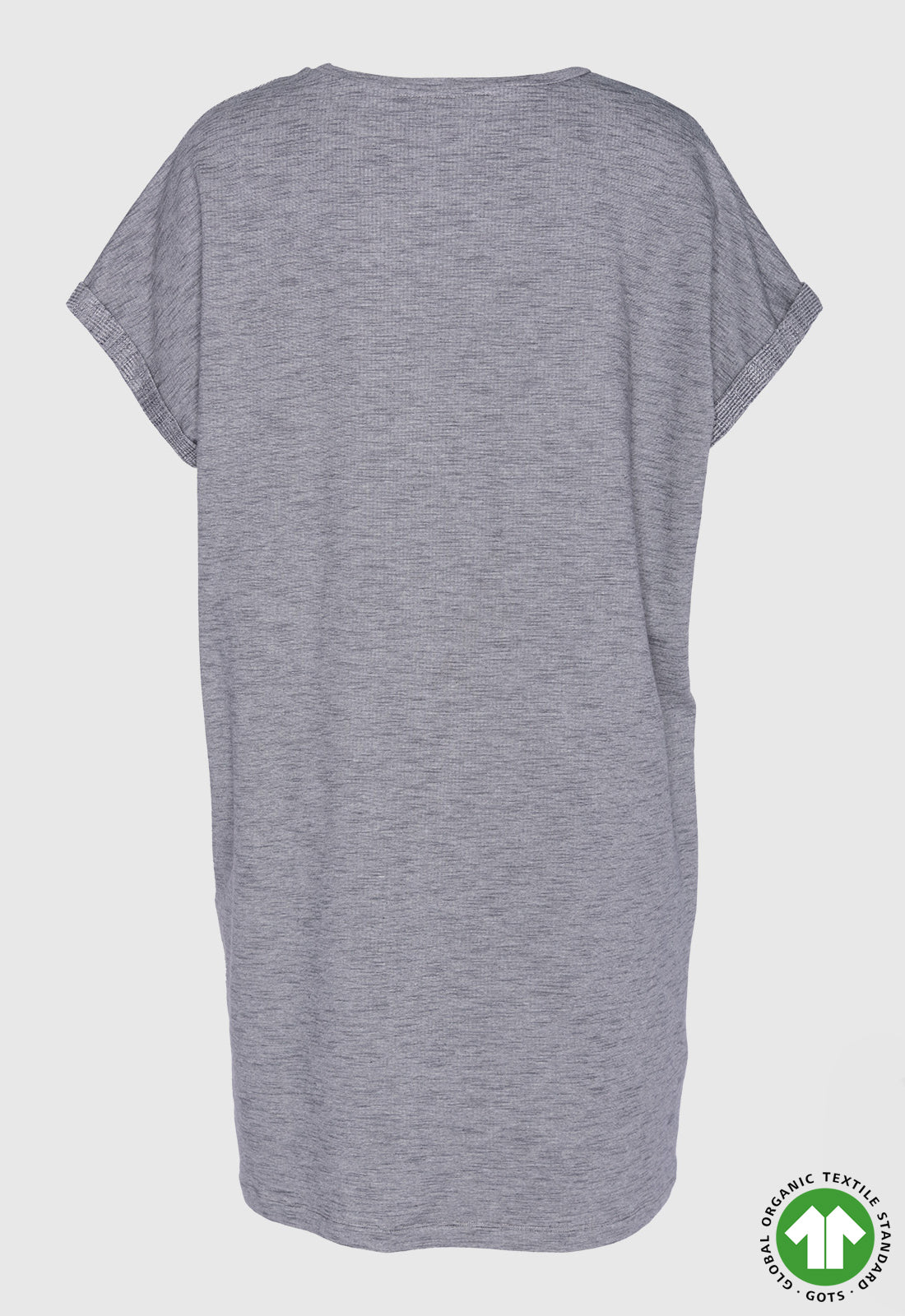 Lockeres Kleid mit gefalteten Ärmeln - S24Dress-G5