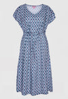 Lockeres Kleid mit V-Ausschnitt - S24Dress-R5