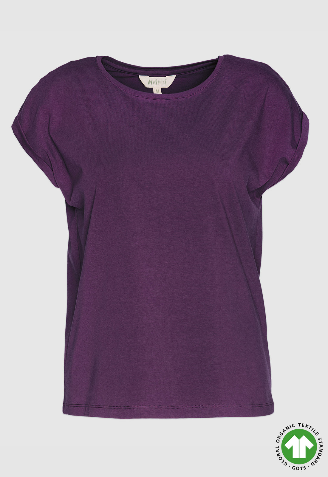 T-shirt with folded sleeves - S24Top-G3