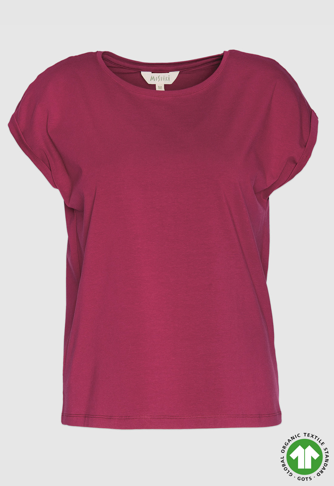 T-shirt with folded sleeves - S24Top-G3