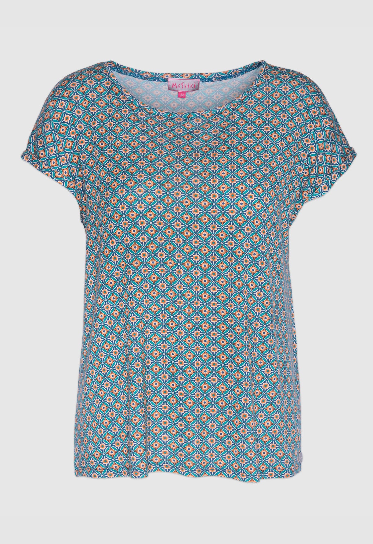 Boxy shirt with folded sleeves - S24Top-V3