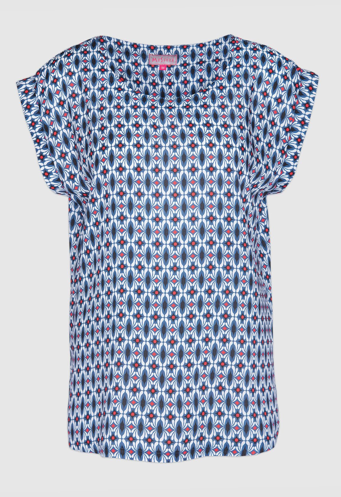 Loose-fitting rayon T-shirt - S24Top-R1