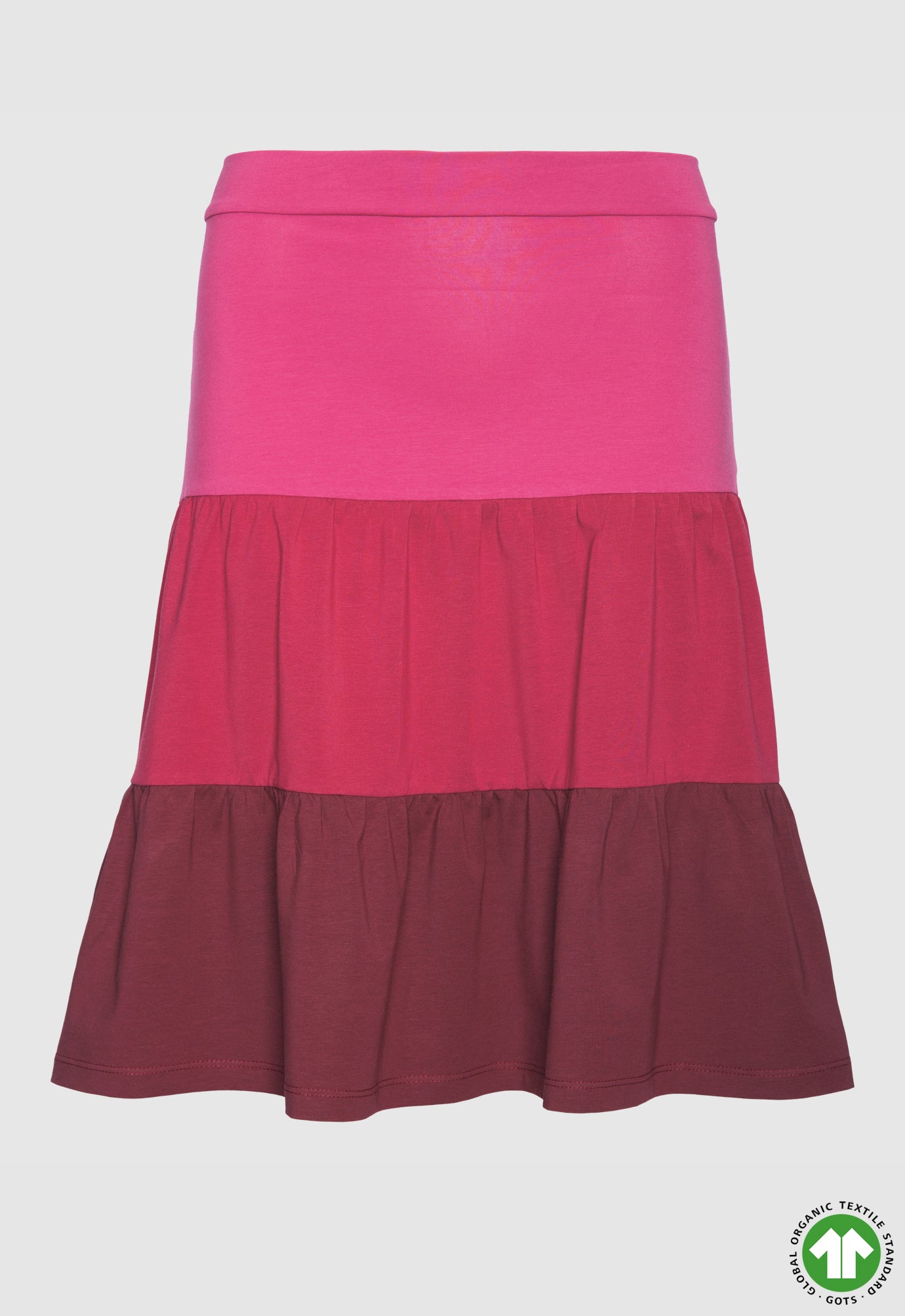 Short tiered skirt GOTS - S24Skirt-G1