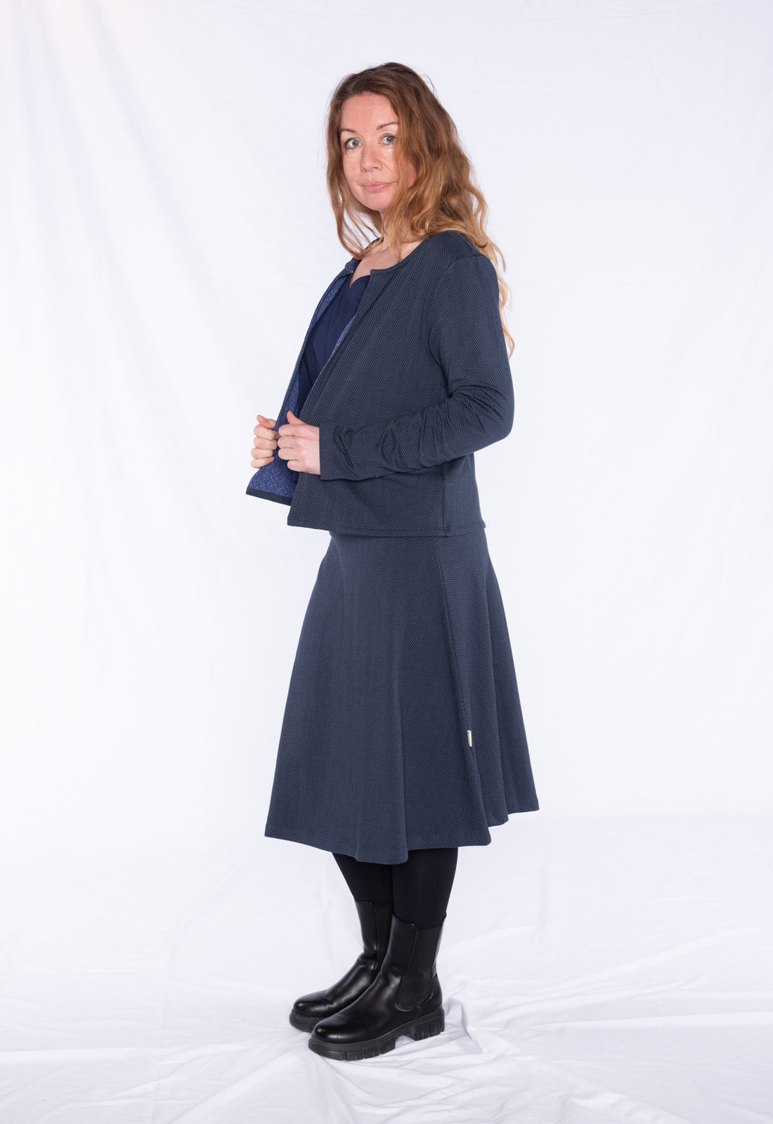 Herringbone jacket - GOTS certified - W24Jacket-G2