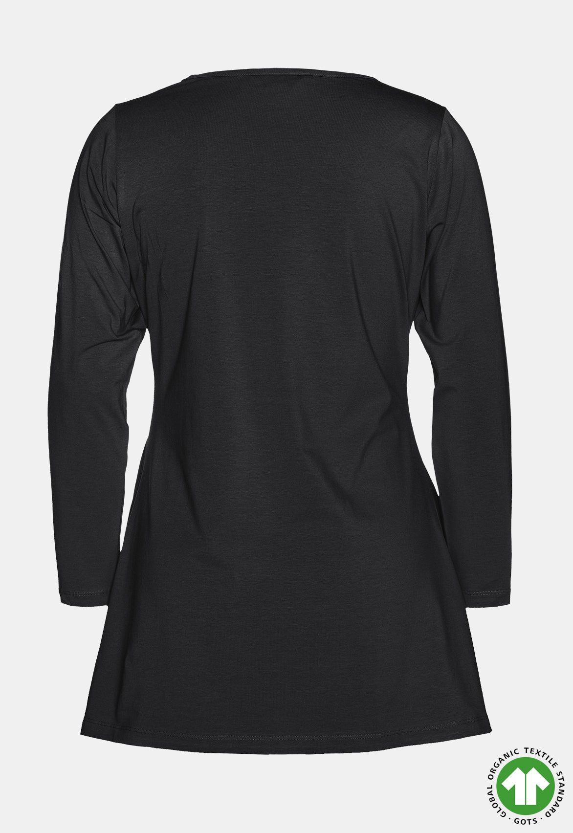 Langarm-Shirt mit V-Ausschnitt - GOTS zertifiziert - W24Top-G1