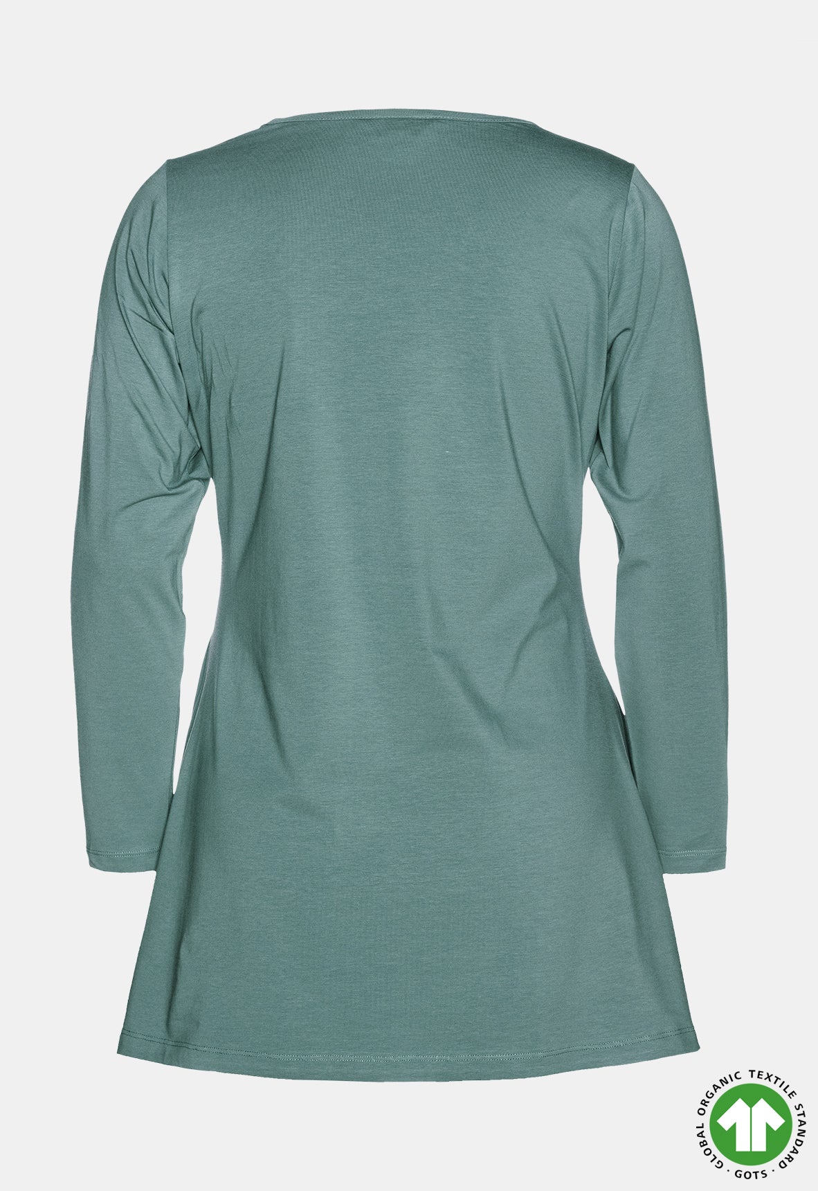 Langarm-Shirt mit V-Ausschnitt - GOTS zertifiziert - W24Top-G1