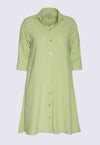 Lockeres Hemdkleid mit halblangen Ärmeln - CD02S23