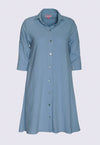 Lockeres Hemdkleid mit halblangen Ärmeln - CD02S23