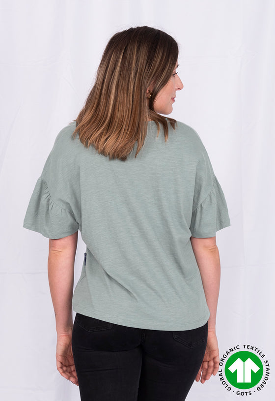 Oversized Shirt mit V-Ausschnitt - GT09S23 (MORT113)
