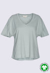 Oversized Shirt mit V-Ausschnitt - GT09S23 (MORT113)