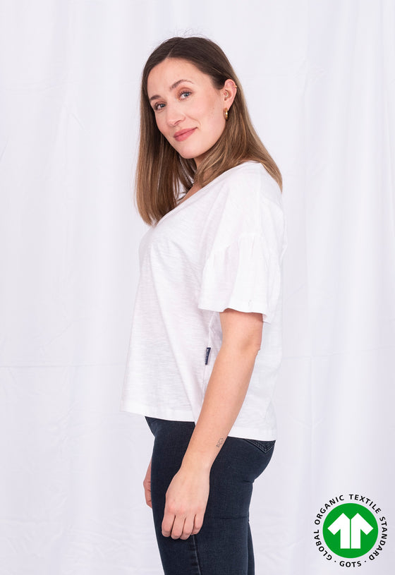 Oversized Shirt mit V-Ausschnitt - GT09S23 (MORT113)