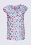 Lockeres Shirt mit angeschnittenem Ärmeln aus Rayon - RT02S23