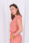 Lockeres Shirt mit angeschnittenem Ärmeln aus Rayon - RT02S23